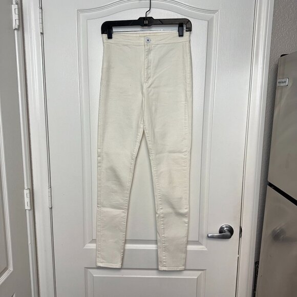 Bullhead Denim Co. Uber High Rise Skinniest White Jeans – Size 7 - Picture 1 of 12